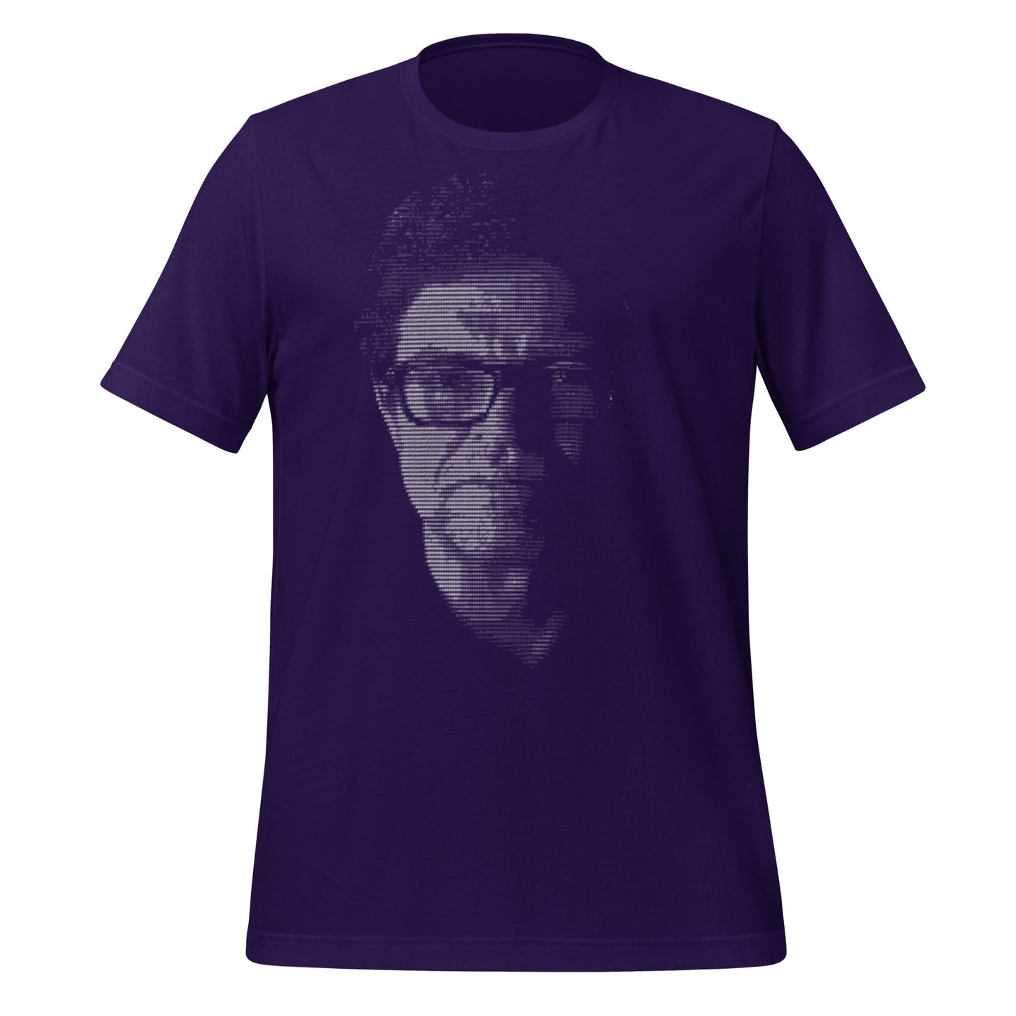 Image of the Yann LeCun ASCII ART T-Shirt (unisex) Team Purple / M.