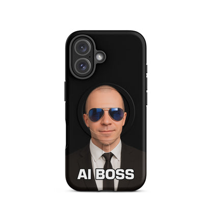 Image of the AI BOSS Yannic Kilcher MagSafe Tough Case for iPhone iPhone 16.