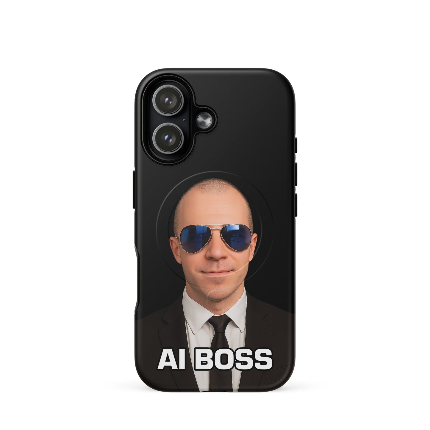Image of the AI BOSS Yannic Kilcher MagSafe Tough Case for iPhone iPhone 17.
