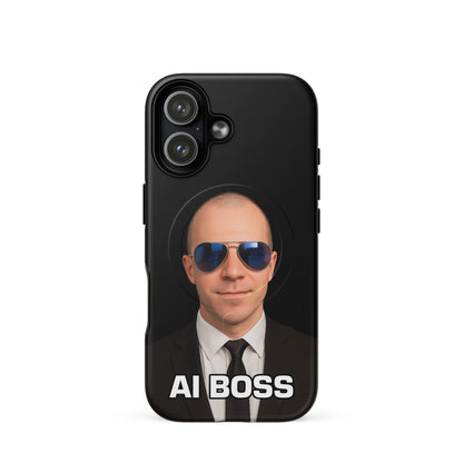 Image of the AI BOSS Yannic Kilcher MagSafe Tough Case for iPhone iPhone 17.