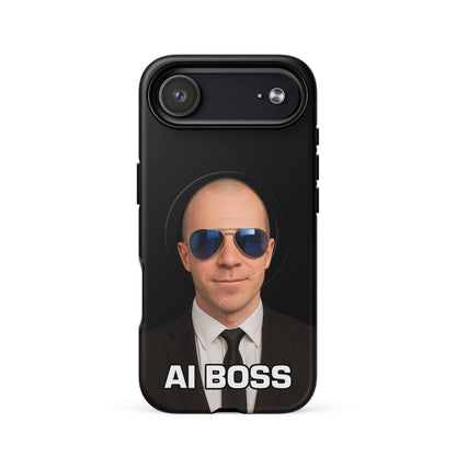 Image of the AI BOSS Yannic Kilcher MagSafe Tough Case for iPhone iPhone 17 Air.