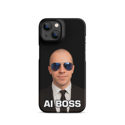 Image of the AI BOSS Yannic Kilcher Snap Case for iPhone iPhone 14.