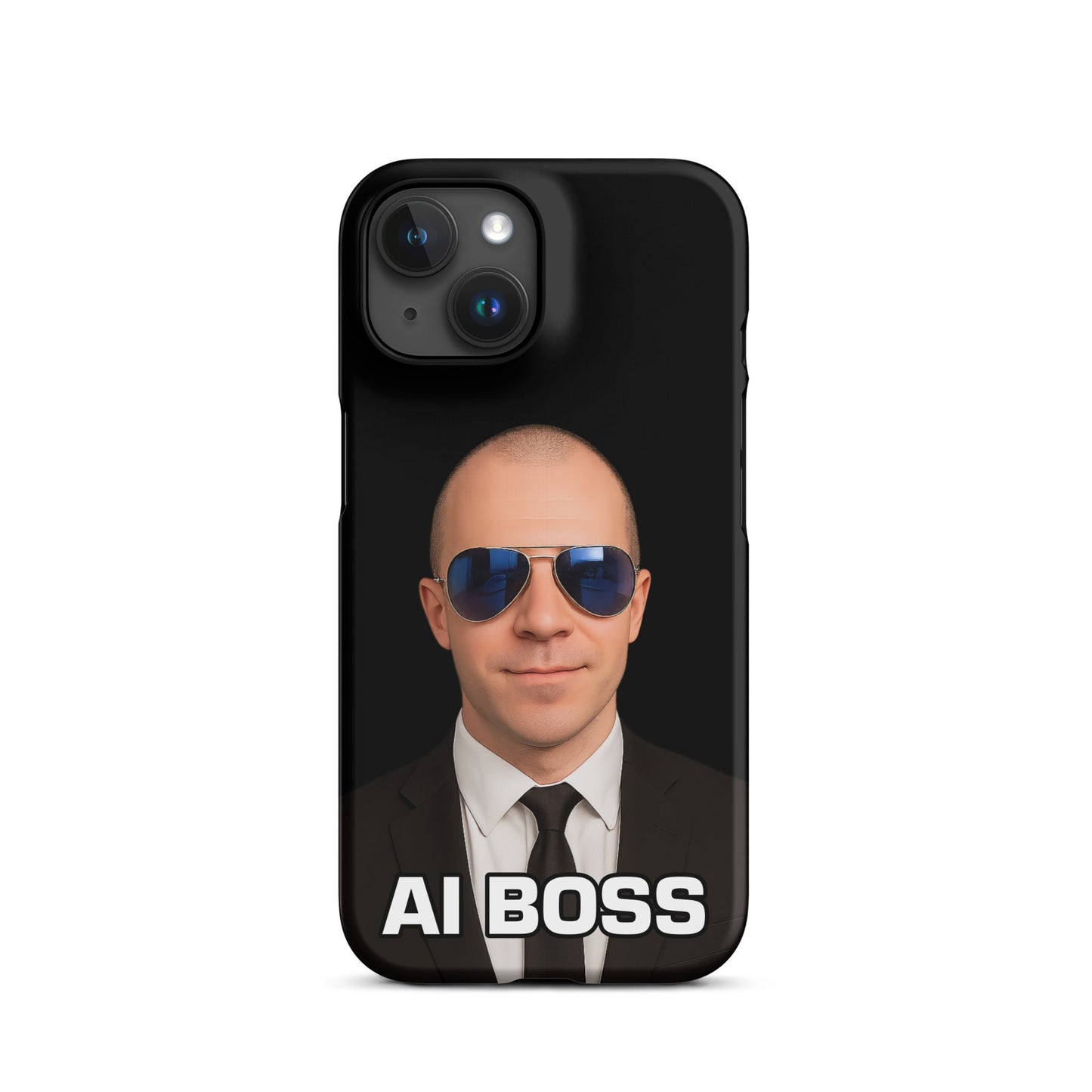Image of the AI BOSS Yannic Kilcher Snap Case for iPhone iPhone 15.
