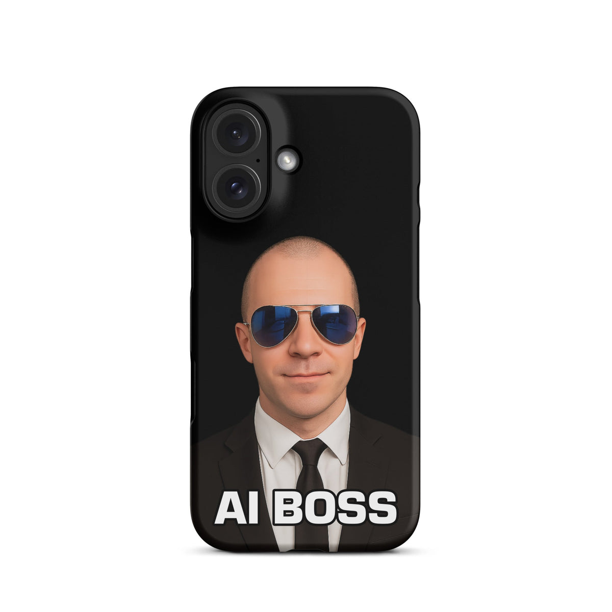 Image of the AI BOSS Yannic Kilcher Snap Case for iPhone iPhone 16.
