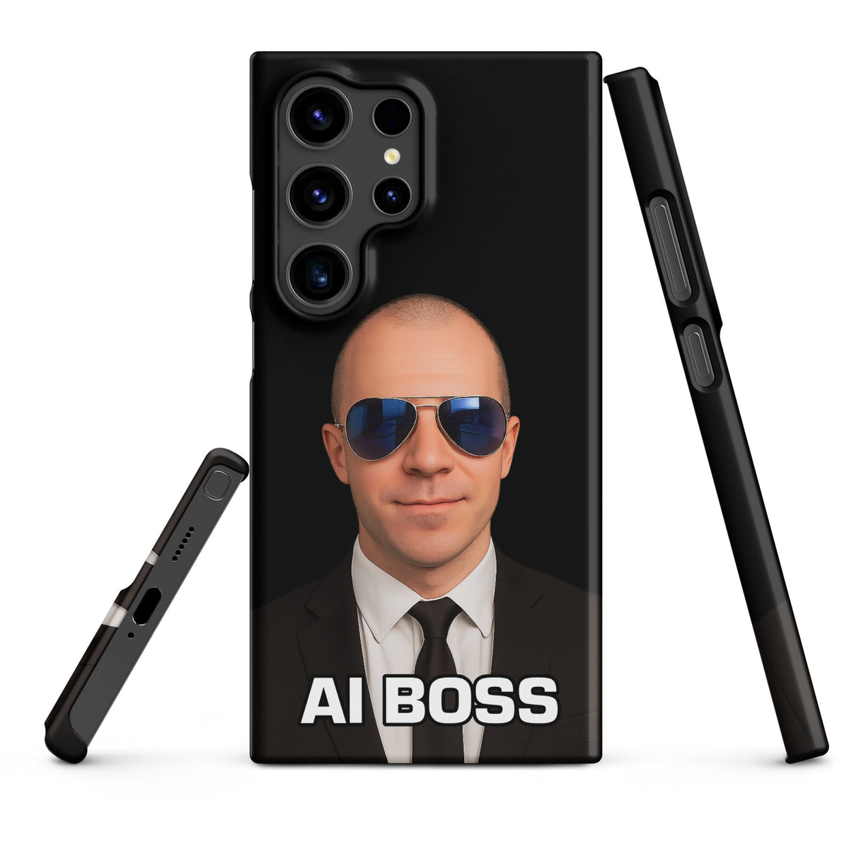 Image of the AI BOSS Yannic Kilcher Snap Case for Samsung Samsung Galaxy S24 Ultra.