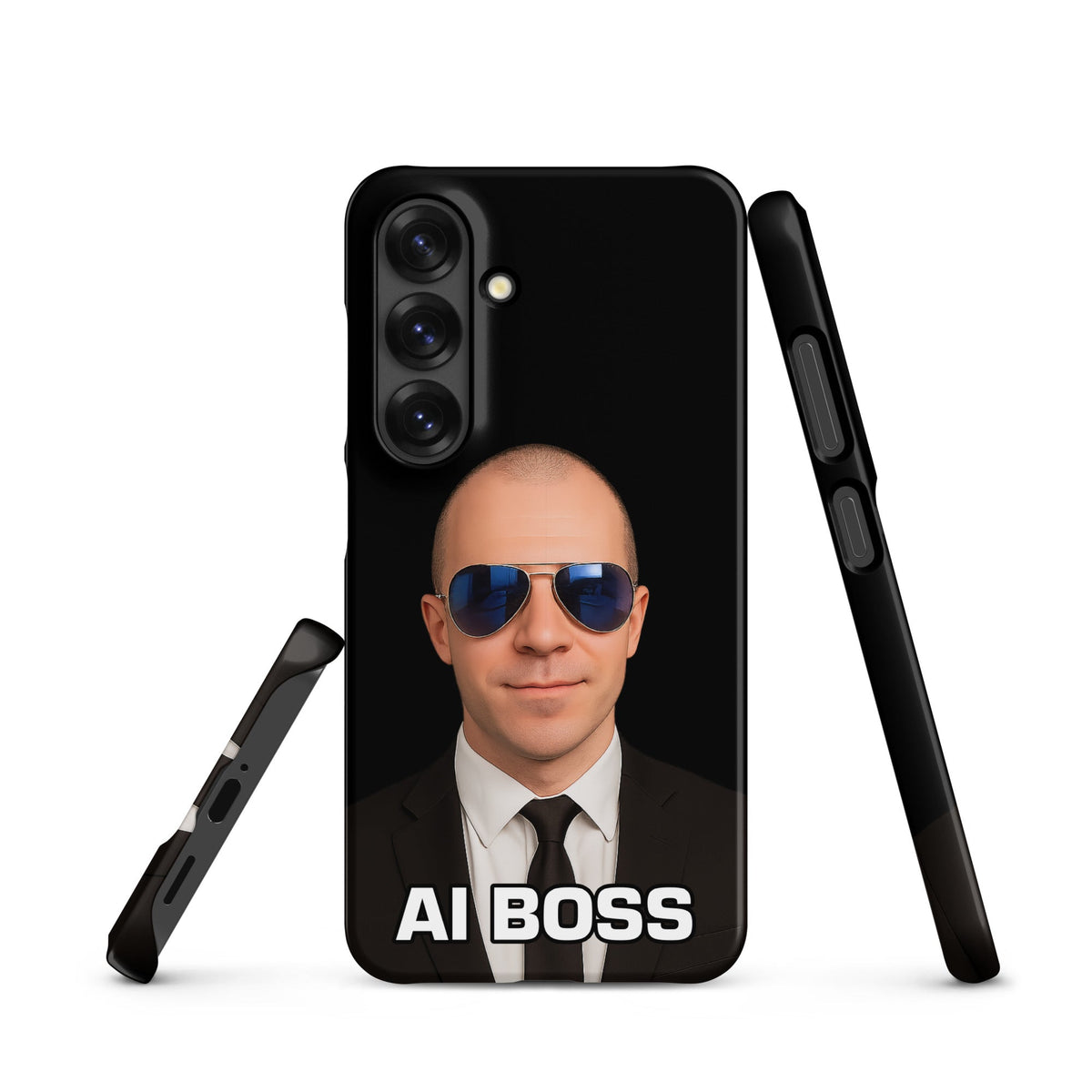 Image of the AI BOSS Yannic Kilcher Snap Case for Samsung Samsung Galaxy S25.